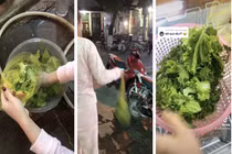 Chia sẻ bí kíp vẩy rau, cô gái khiến netizen tâm phục khẩu phục