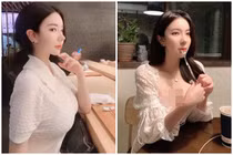 Hiếm khi mặc hở, hot girl ăn vận quyến rũ ngắm mà mê