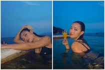 Đăng ảnh bikini, netizen "tóm gọn" Châu Bùi hẹn hò BinZ