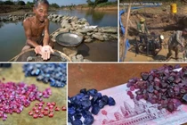 Ôm giấc mộng đổi đời, người dân đổ xô đào đá quý ở Campuchia