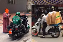Hội shipper làm vì đam mê, phương tiện giao hàng ai nhìn cũng “choáng“