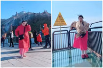 Đi Sapa nhờ chồng chụp ảnh, cô vợ nhận bộ dạng rối bời