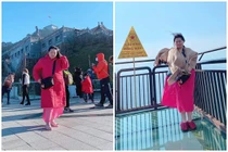 Đi Sapa nhờ chồng chụp ảnh, cô vợ nhận bộ dạng rối bời