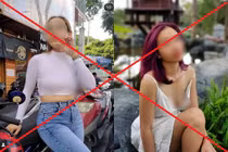 Người phụ nữ “thả rông” vòng 1 lại khiến netizen lắc đầu chán nản