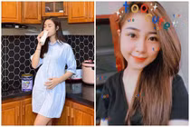 Báo tin vui lần hai, vợ Phan Văn Đức lộ sắc vóc phát mê