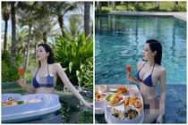 Tâm Tít diện bikini, vòng một mẹ hai con thiêu đốt bao ánh nhìn