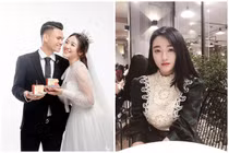 Hậu vệ Xuân Mạnh lộ ảnh cưới, nhan sắc cô dâu bị chú ý