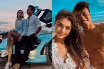 Hóng gió cùng bạn gái Tây trên siêu xe, Bùi Tiến Dũng bị "soi"