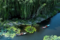 Làng nổi Tân Lập - vẻ đẹp miền Tây