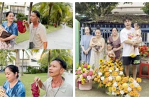 Ba mẹ vợ Lê Dương Bảo Lâm được con rể đưa đi chơi xa