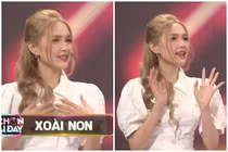 Hot girl Xoài Non bị soi nhan sắc khi lên sóng truyền hình