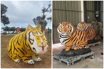 Đối thủ “nặng ký” của linh vật hổ Phú Thọ khiến netizen bật cười