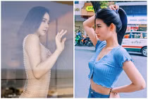 Chăm khoe thân hình bốc lửa, hai “hot girl ngủ gật” gây sốt MXH