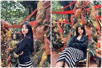 Vợ Phan Văn Đức khoe nhan sắc mặn mà trong ảnh Giáng sinh mới