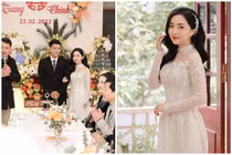 Hé lộ ảnh cưới, bạn gái Hà Đức Chinh xuất hiện cực xinh đẹp