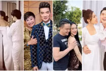 Những cặp đôi 'lạ đời' của Vbiz: Thoải mái ôm hôn 