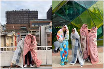 Check-in Đà Lạt quấn chăn kín mít, nhóm bạn gây cười mệt nghỉ