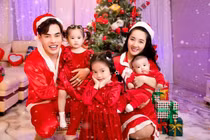 Lê Dương Bảo Lâm 'ghen tức' nhìn bà xã 'u mê' chàng trai lạ