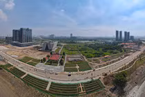 Cận cảnh công viên bờ sông Sài Gòn sắp đưa vào hoạt động