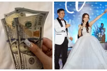  Vân Hugo đã vướng vận xui khi cắt luôn tiền cưới mệnh giá USD