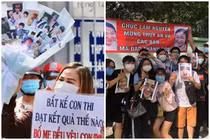 Thi tốt nghiệp và những cách cổ vũ khiến ai cũng phải trầm trồ