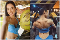 Sốc với cơ thể cơ bắp cuồn cuộn của Angela Phương Trinh