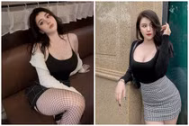 Dù mũm mĩm, hot girl lai vẫn quyến rũ với vẻ đẹp rất riêng