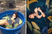 Dân tình ngã ngửa với hậu trường của những bức ảnh "so deep"