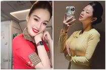 Rời đồng phục bay, nữ tiếp viên hàng không mặc quyến rũ bất ngờ