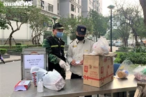 Quy trình tiếp nhận nhu yếu phẩm cho cư dân nhà T6 Times City bị phong tỏa