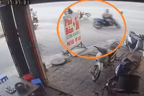 “Dán mắt” vào điện thoại, nữ tài xế rước họa vào thân