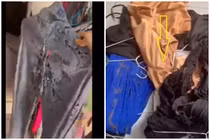 Xa phòng trọ lâu, cô gái “sốc” khi nhìn lại đống quần áo