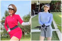 Dàn hot girl đọ sắc trên sân golf, nhan sắc một chín một mười