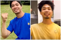 Công Phượng lộ gương mặt già đi sau thời gian chăm con mọn