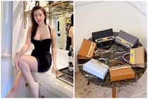 Hot girl Việt nổi tiếng Trung Quốc lộ chuyện bị giật túi hiệu