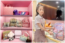 Khác mẹ đại gia, con gái Đoàn Di Băng ngại khi dùng đồ hiệu