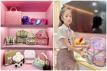 Khác mẹ đại gia, con gái Đoàn Di Băng ngại khi dùng đồ hiệu