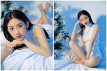 Nữ sinh NEU tung ảnh Giáng Sinh cuốn hút mọi ánh nhìn