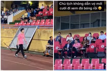 Con trai bầu Hiển xuất hiện giản dị hậu đám cưới