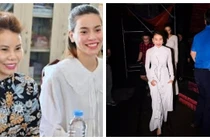 Mẹ Hà Hồ diện áo dài: Dáng nuột hơn cả con gái