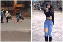 Nữ TikToker triệu follow lộ nhan sắc chụp lén từ “team qua đường“