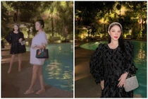 Tụ họp hội chị em, hai cựu hot girl lộ vóc dáng khác lạ