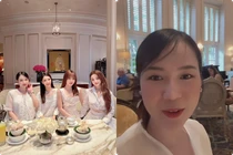 “Hot girl 50 tỷ” lộ vóc dáng tròn vo sau khi “lên phường“