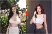 “Bản sao” Angelababy ngày càng ăn mặc gợi cảm