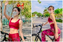 Lộ danh tính gái xinh bịt khẩu trang đạp xe đẹp xuất thần