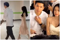 Thời trang ăn cưới của Văn Hậu và Hải My bất ngờ “đào” lại