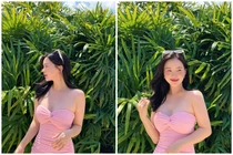 “Thiên thần nội y” Hàn Quốc hiếm hoi mặc gợi cảm sau lấy chồng