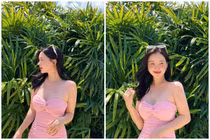 “Thiên thần nội y” Hàn Quốc hiếm hoi mặc gợi cảm sau lấy chồng