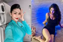 Nữ tiếp viên hàng không thi Hoa hậu rời cabin khoe dáng bốc lửa