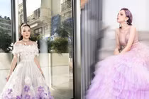 Mỹ nhân Việt diện màu tím oải hương: Tỏa sáng như công chúa